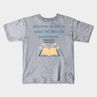 book lover logo Kids T-Shirt